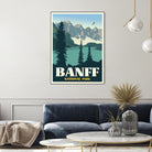 Banff National Park by Retrodome on GIANT ART