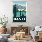 Banff National Park by Retrodome on GIANT ART