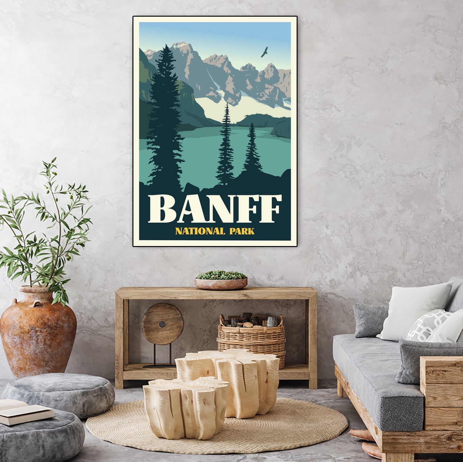 Banff National Park by Retrodome on GIANT ART