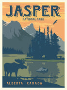Jasper National Park by Retrodome on GIANT ART