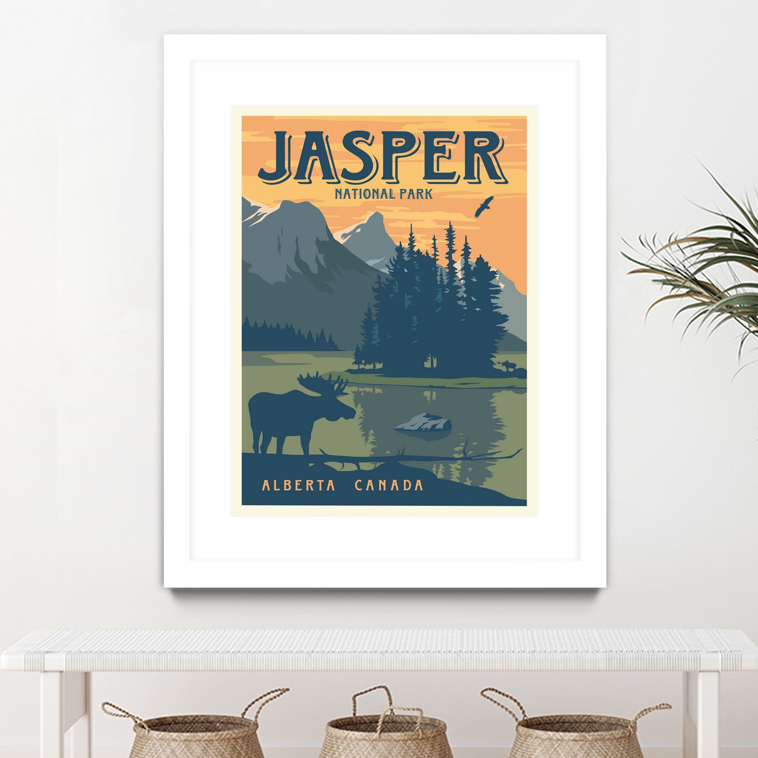 Jasper National Park by Retrodome on GIANT ART