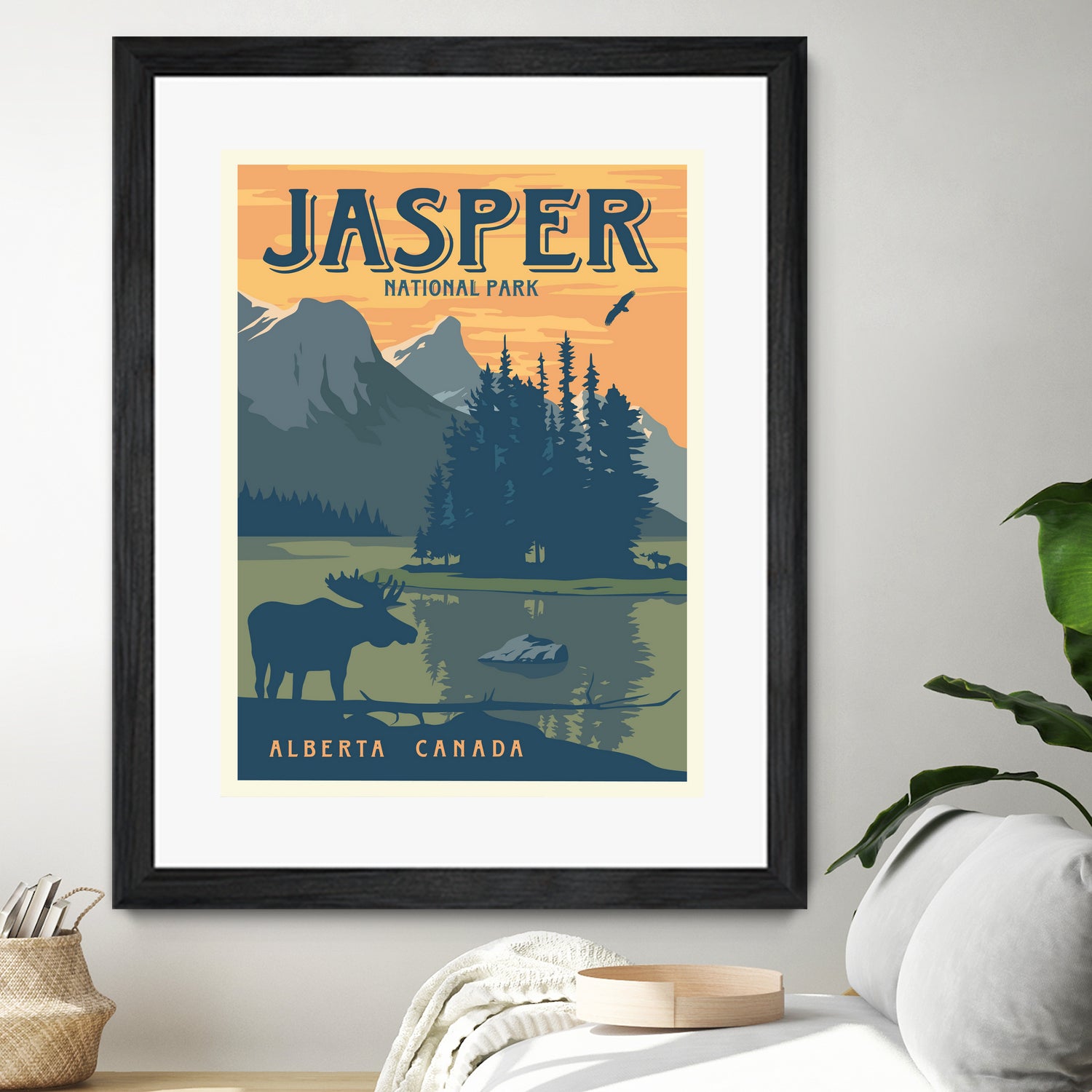 Jasper National Park by Retrodome on GIANT ART
