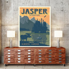 Jasper National Park by Retrodome on GIANT ART