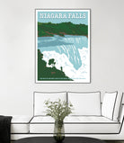 Niagara Falls Travel Print by Retrodrome on GIANT ART