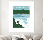 Niagara Falls Travel Print by Retrodrome on GIANT ART