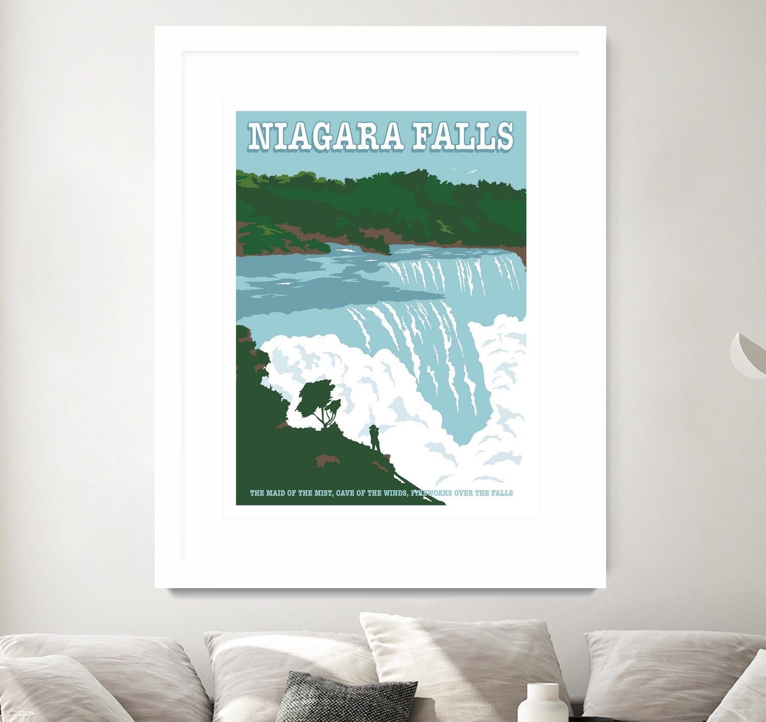 Niagara Falls Travel Print by Retrodrome on GIANT ART