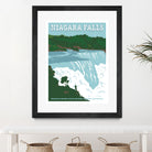 Niagara Falls Travel Print by Retrodrome on GIANT ART