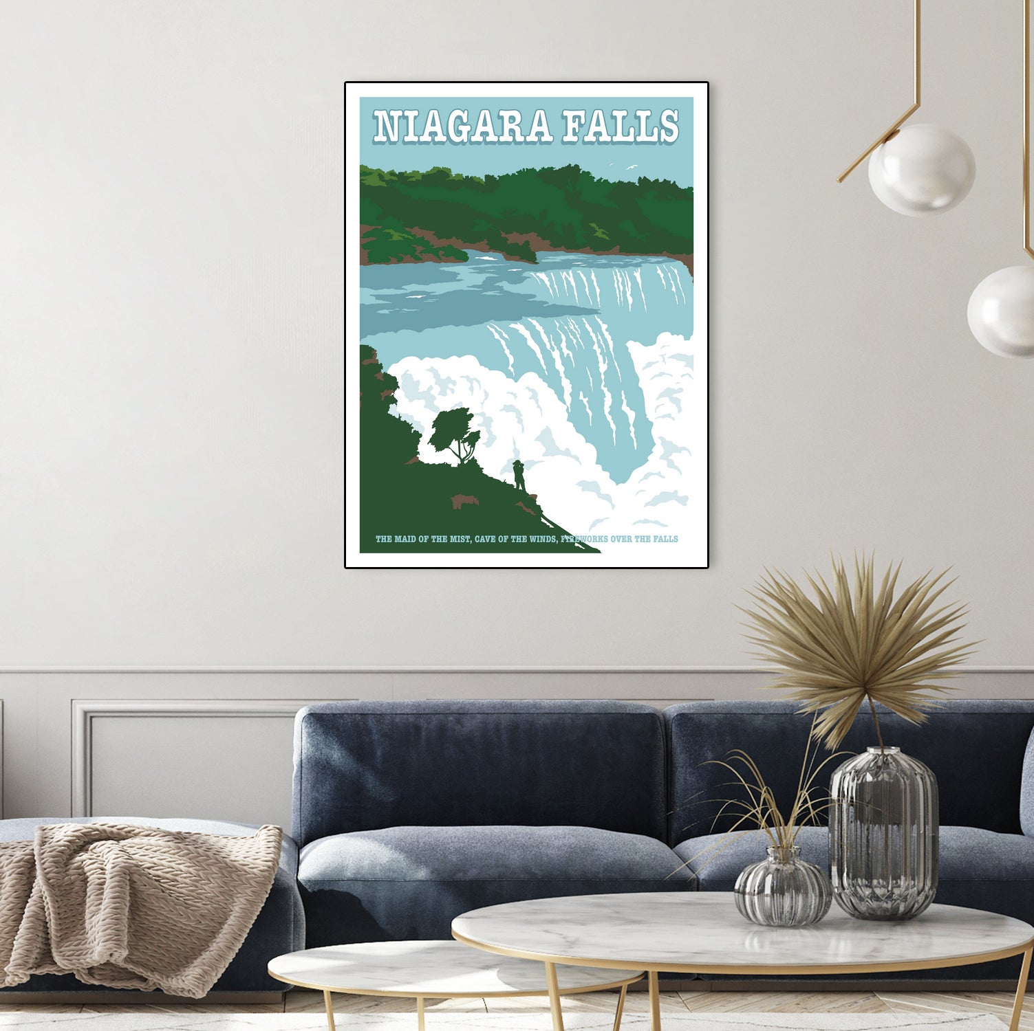 Niagara Falls Travel Print by Retrodrome on GIANT ART