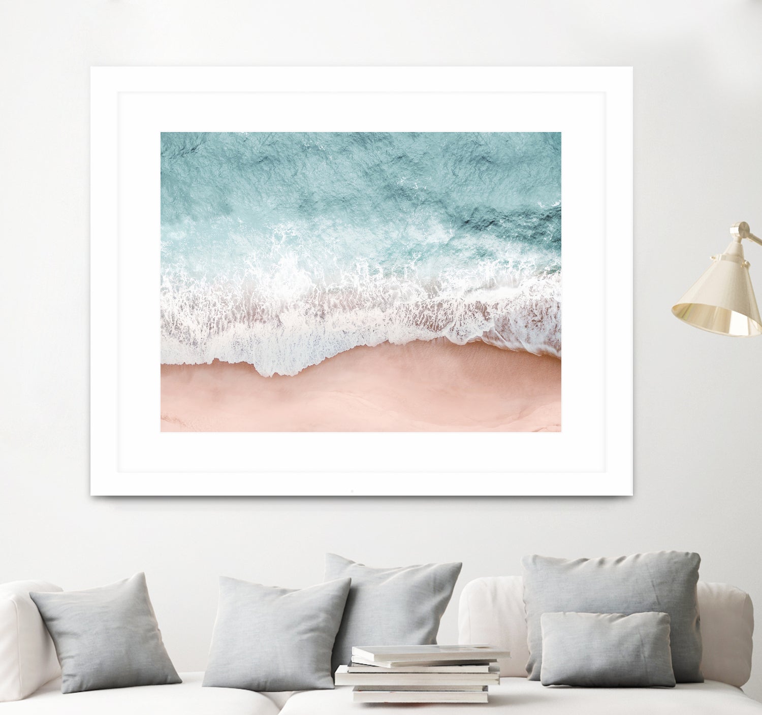 Beach Vibes III by Gemma Bardot on GIANT ART - pink landscape tourism