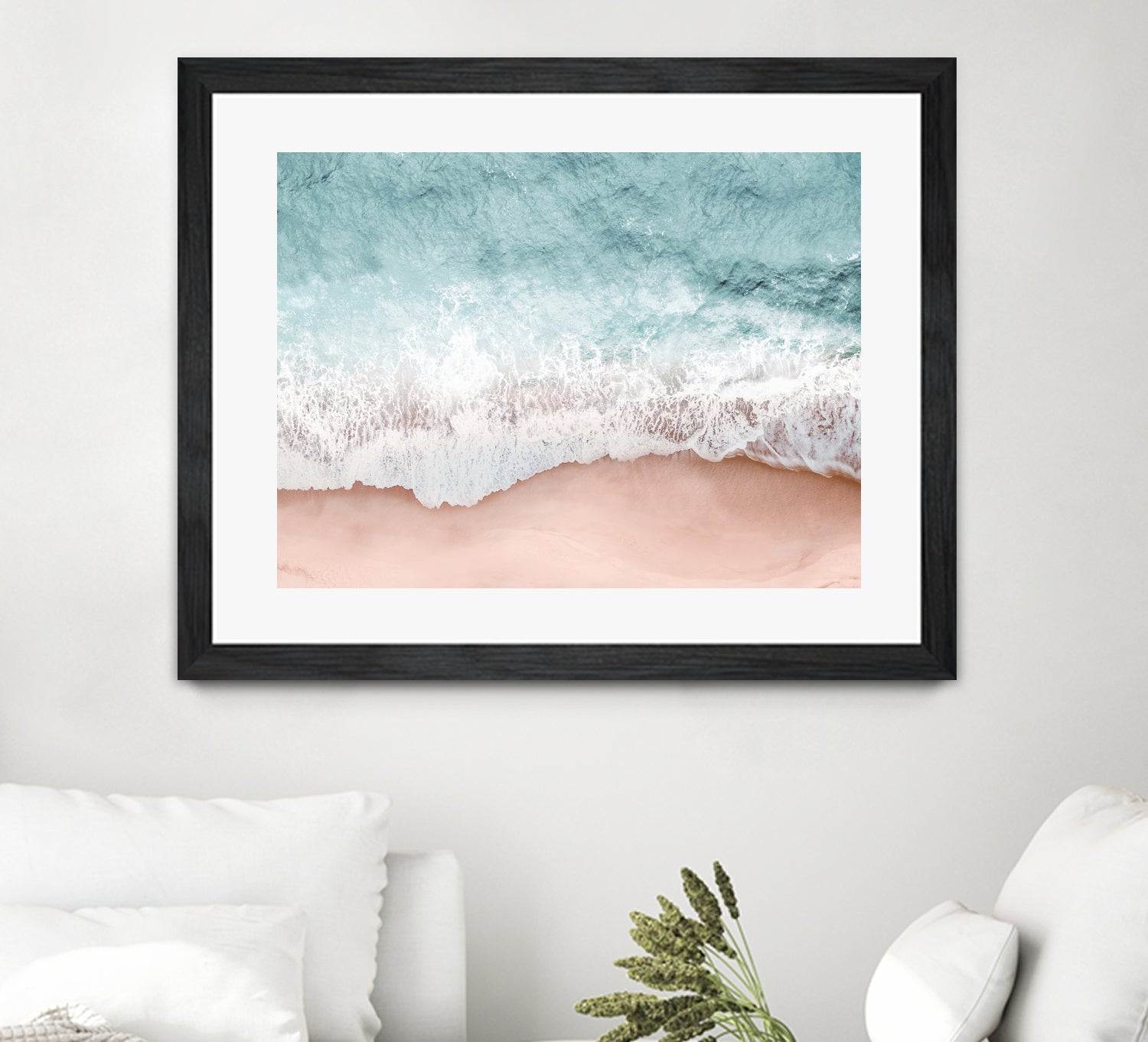 Beach Vibes III by Gemma Bardot on GIANT ART - pink landscape tourism