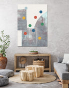 Retro Dots No.1 by The Miuus Studio  on GIANT ART - abstractt