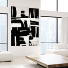 Wabi Sabi Black and White Abstract by Iris Lehnhardt on GIANT ART - collage paintings collage