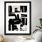 Wabi Sabi Black and White Abstract by Iris Lehnhardt on GIANT ART - collage paintings collage