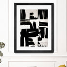 Wabi Sabi Black and White Abstract by Iris Lehnhardt on GIANT ART - collage paintings collage