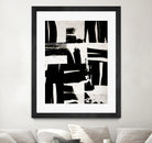 Wabi Sabi Black and White Abstract by Iris Lehnhardt on GIANT ART - collage paintings collage