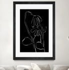 Flower and Leaves Sketch by Martina on GIANT ART - flowers and plants monochrome art