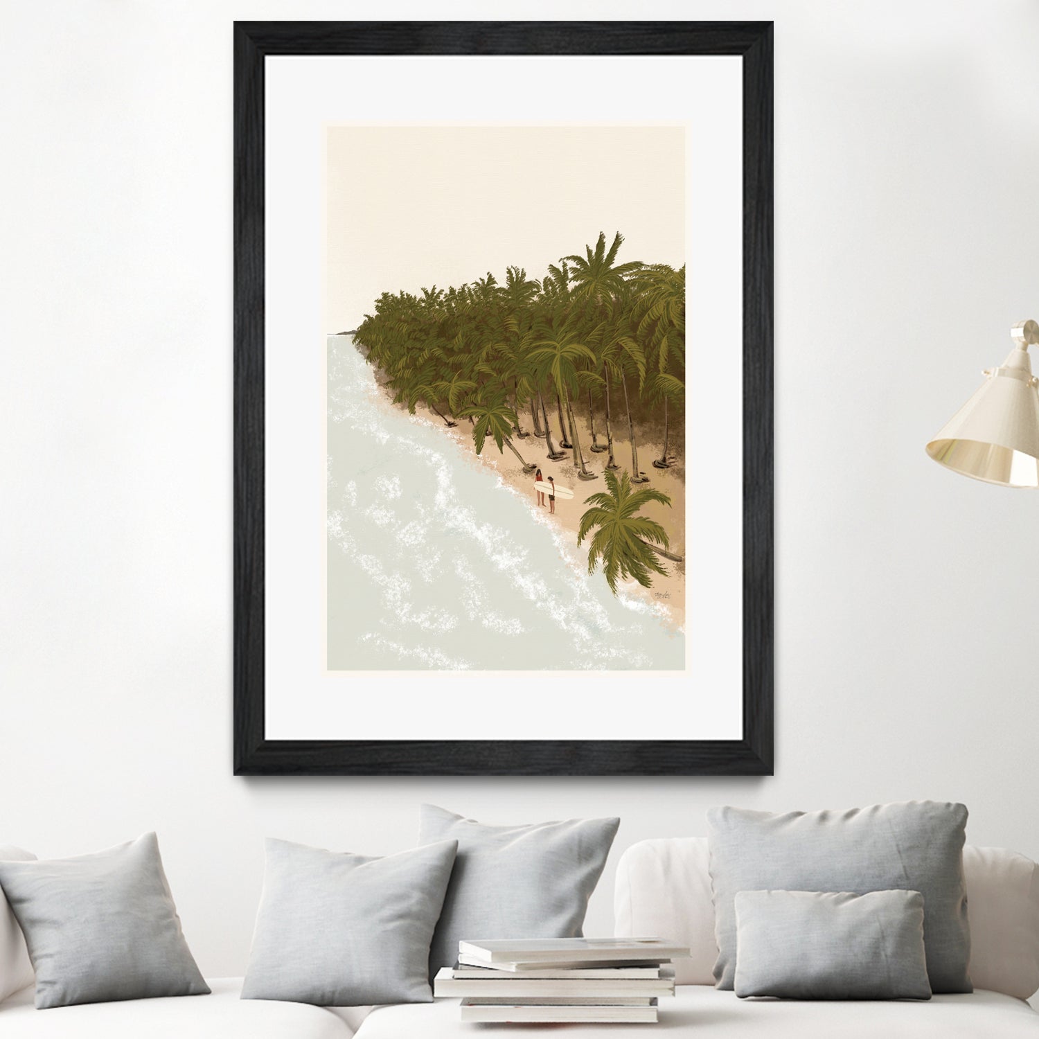 Surfers Paradise by Andi Bell Art on GIANT ART - digital water sports