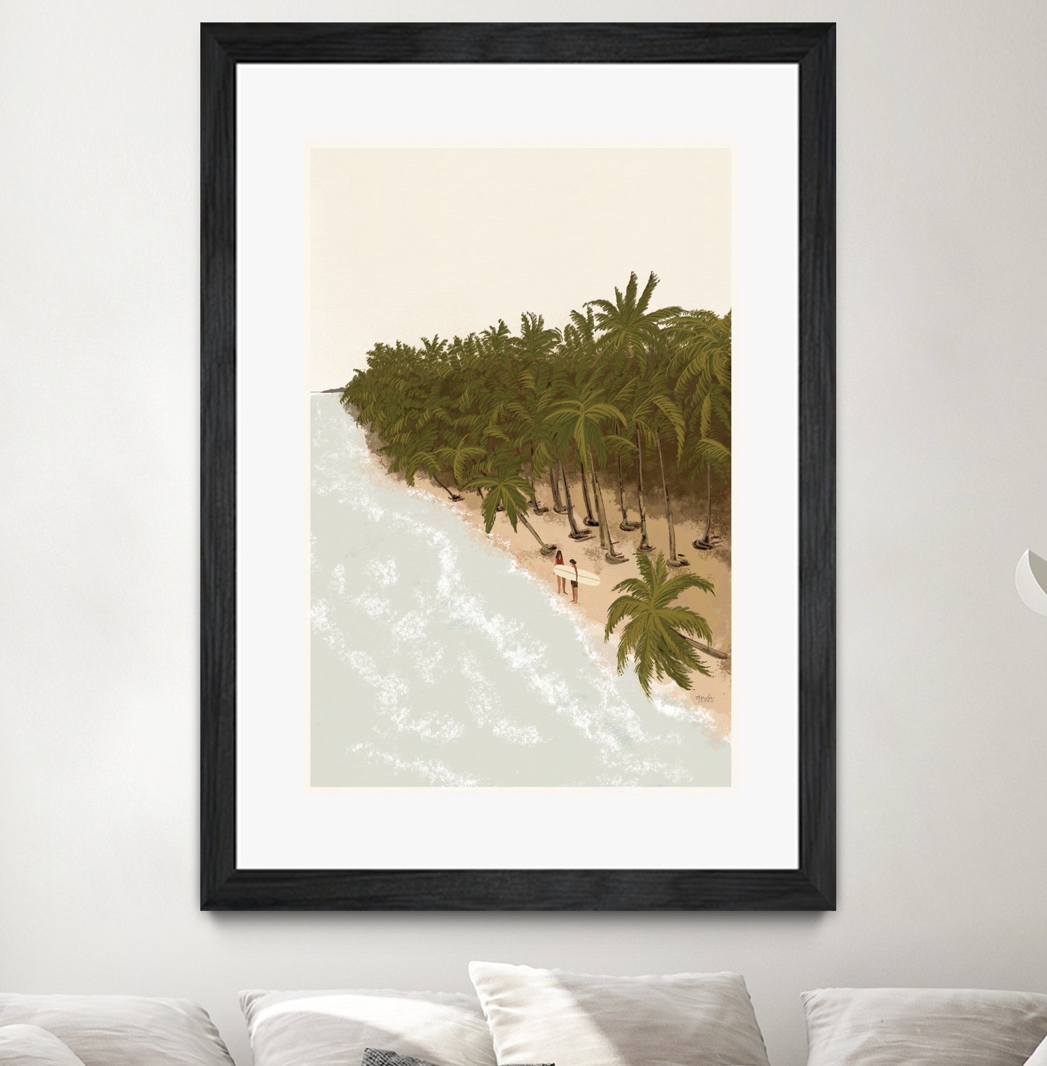 Surfers Paradise by Andi Bell Art on GIANT ART - digital water sports