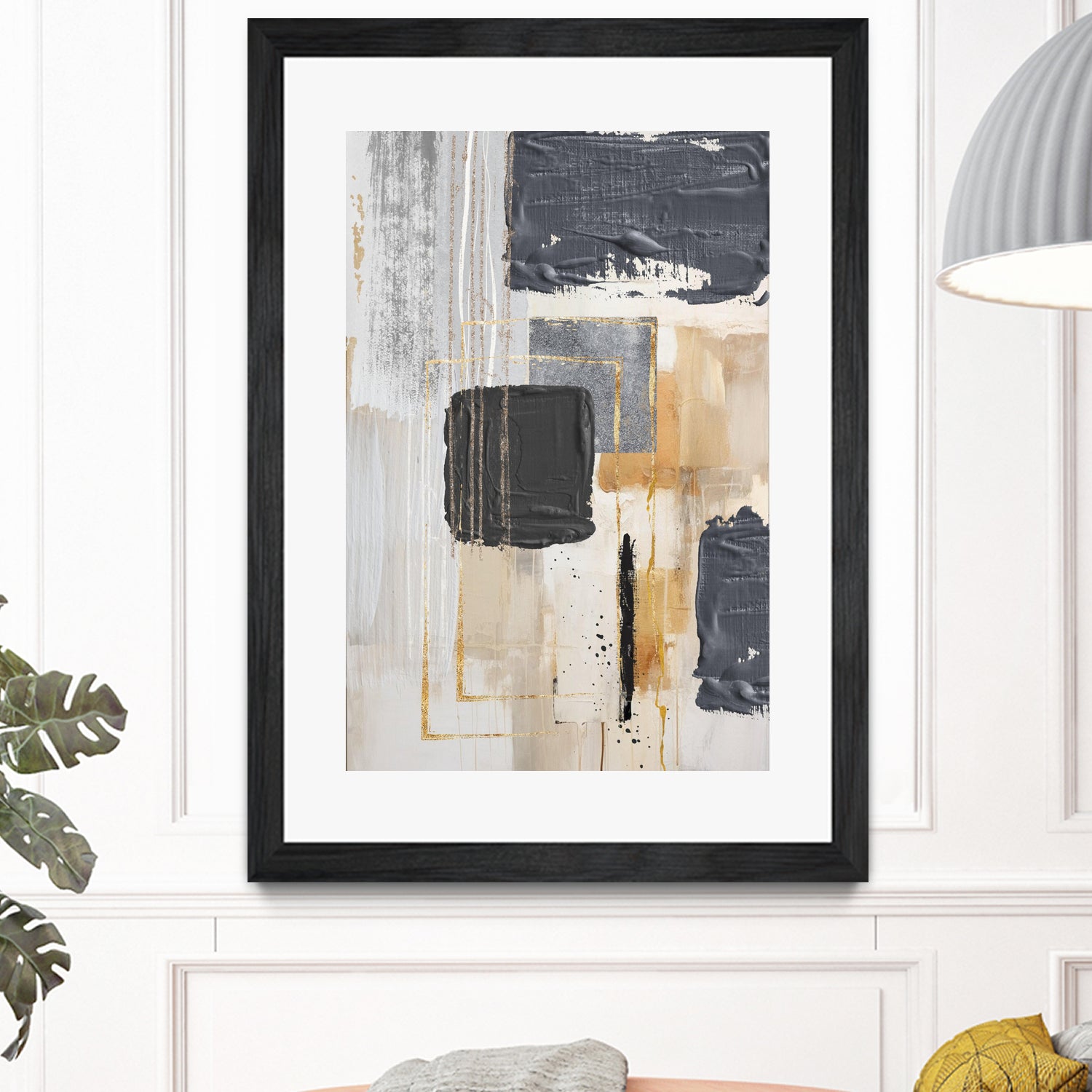 Neutral With Grey 1 by Sally on GIANT ART - ann moss