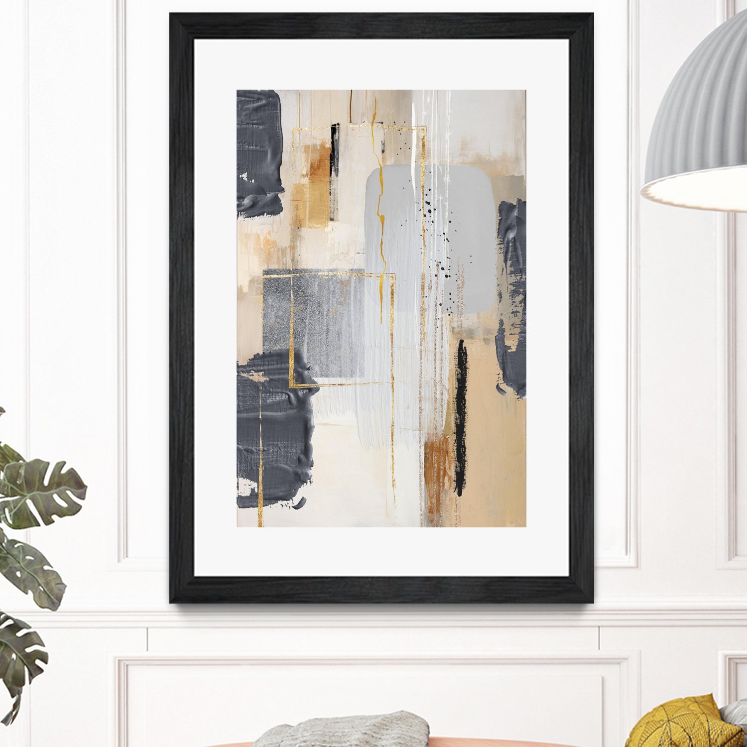 Neutral With Grey 2 by Sally on GIANT ART - illustration sally ann moss