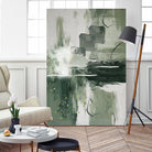 Canvas Greens 1 by Sally on GIANT ART - ann moss