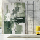 Canvas Greens 1 by Sally on GIANT ART - ann moss