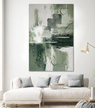 Canvas Greens 1 by Sally on GIANT ART - ann moss