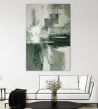 Canvas Greens 1 by Sally on GIANT ART - ann moss