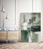 Canvas Greens 1 by Sally on GIANT ART - ann moss