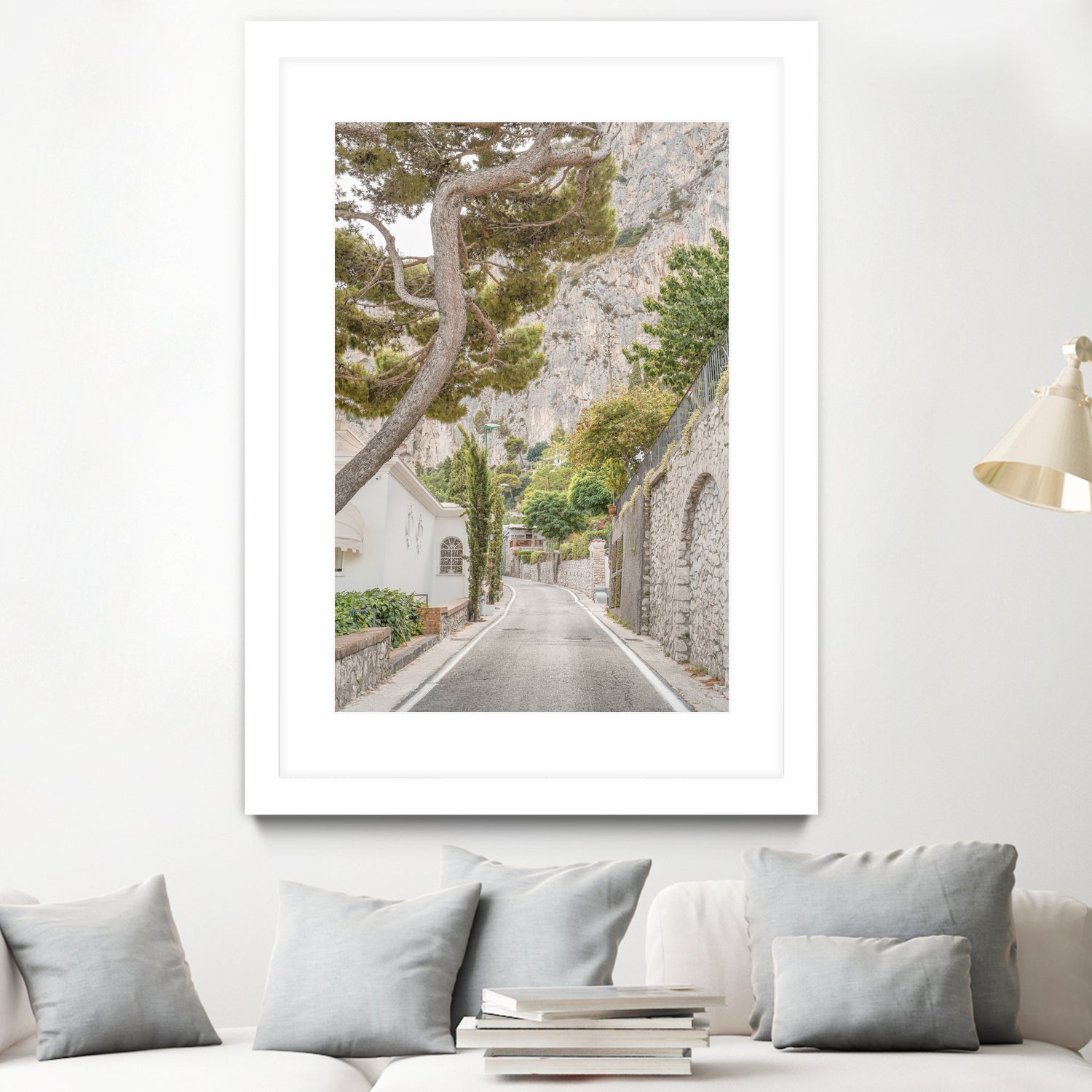 Streets of Capri by Henrike Schenk on GIANT ART - landscape capri