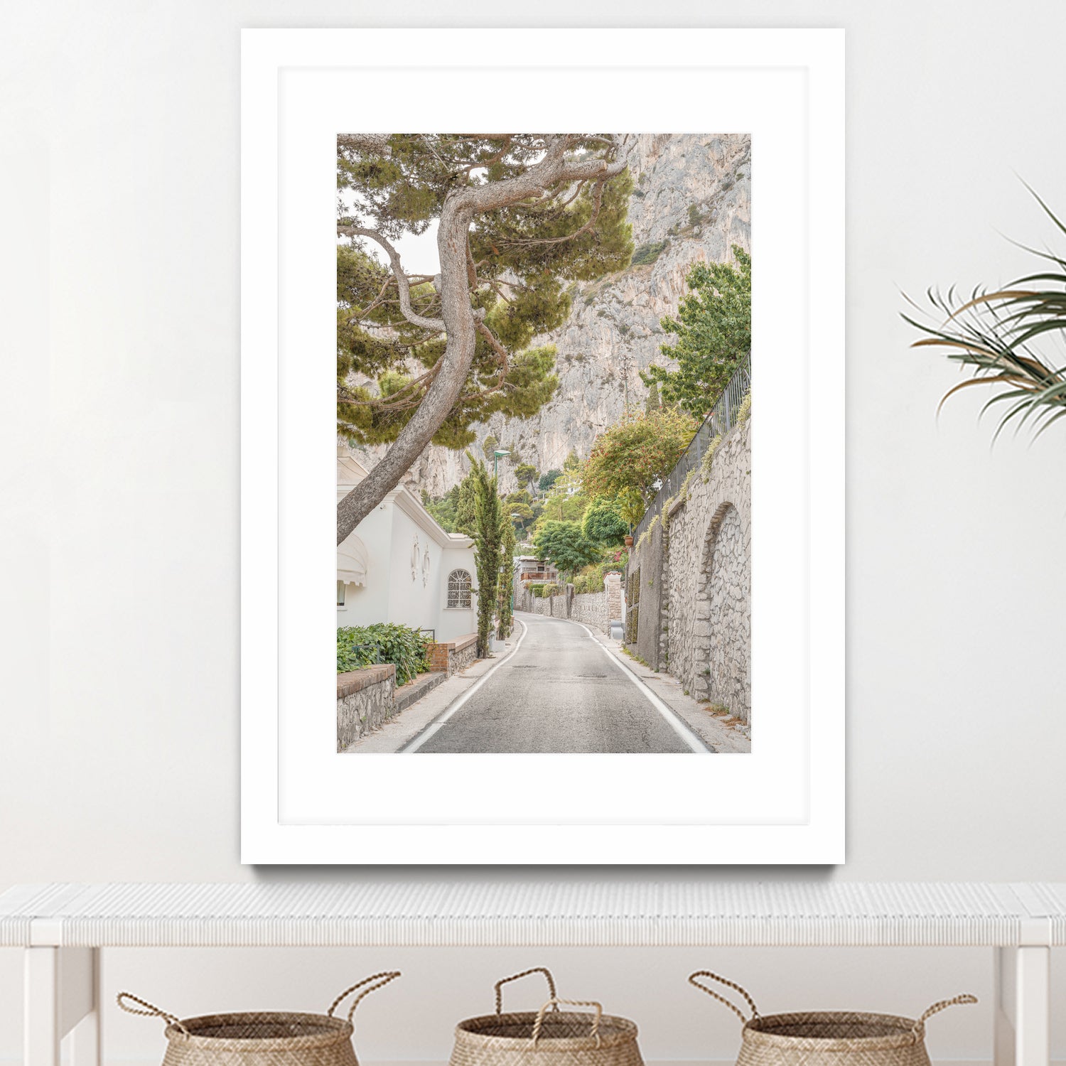 Streets of Capri by Henrike Schenk on GIANT ART - landscape capri