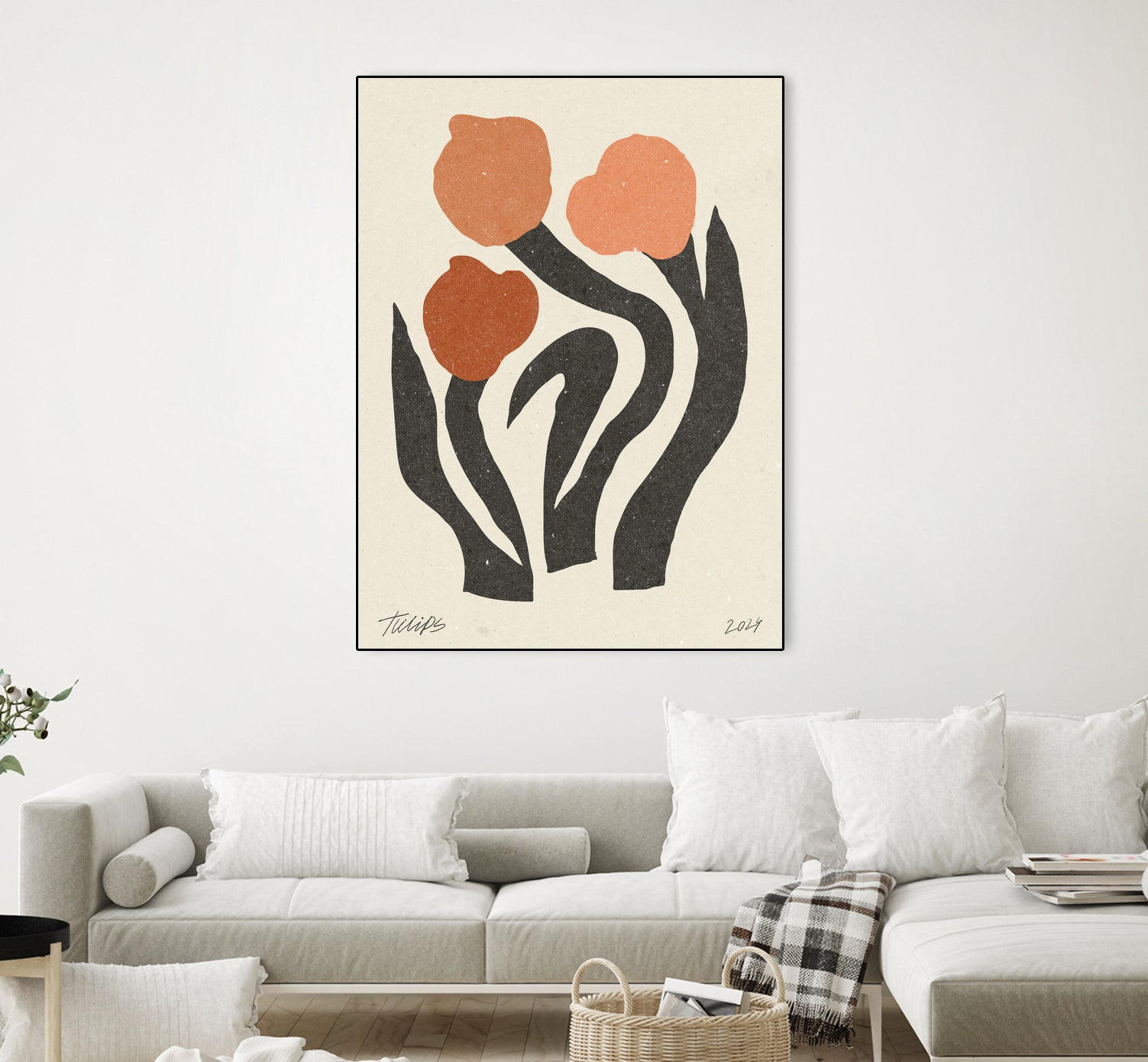 Modern Flower 02 - Art Print by NKTN | GIANT ART