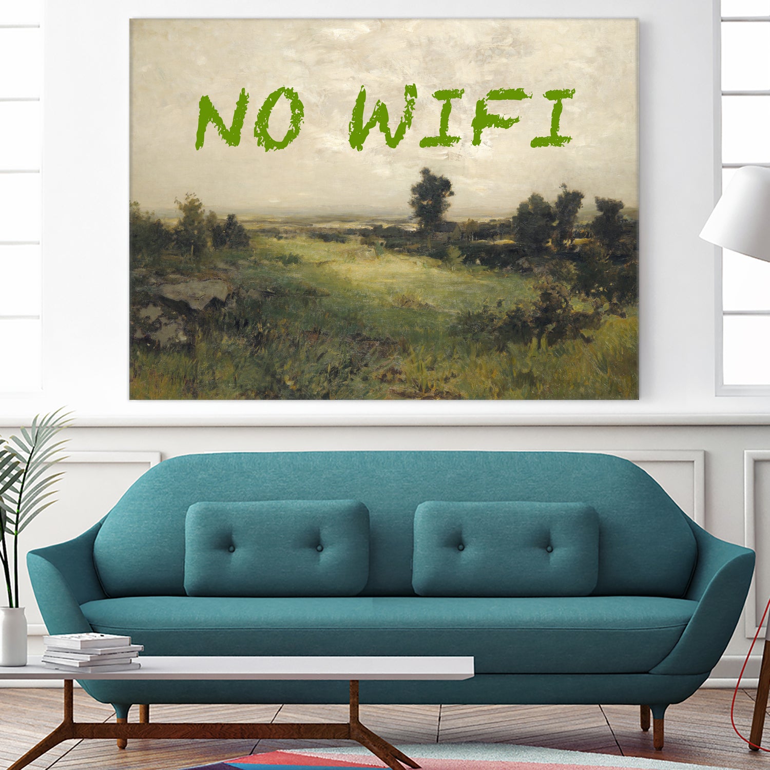 No WiFi / Oil Painting Landscape by The on GIANT ART - art concept