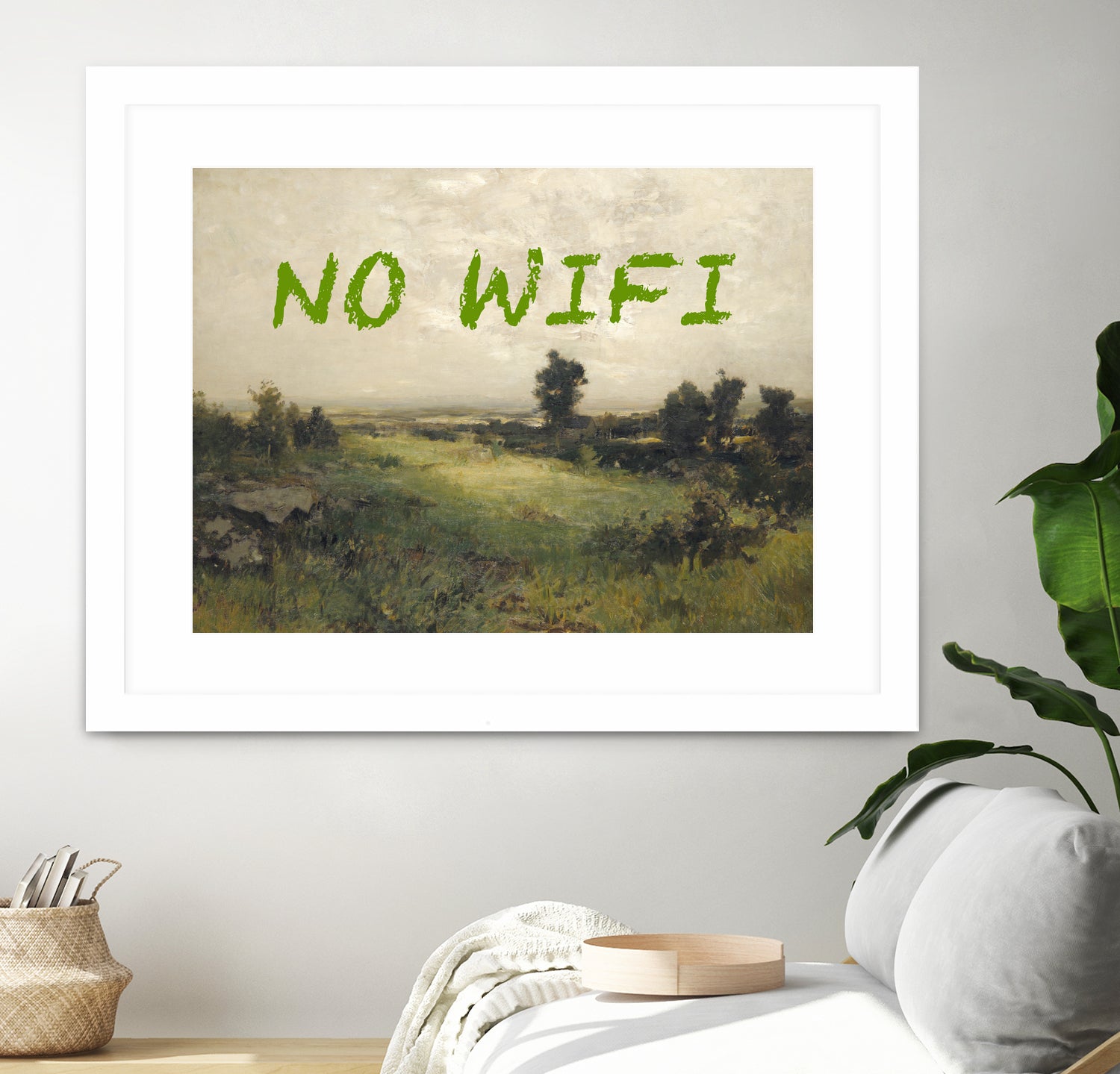 No WiFi / Oil Painting Landscape by The on GIANT ART - art concept