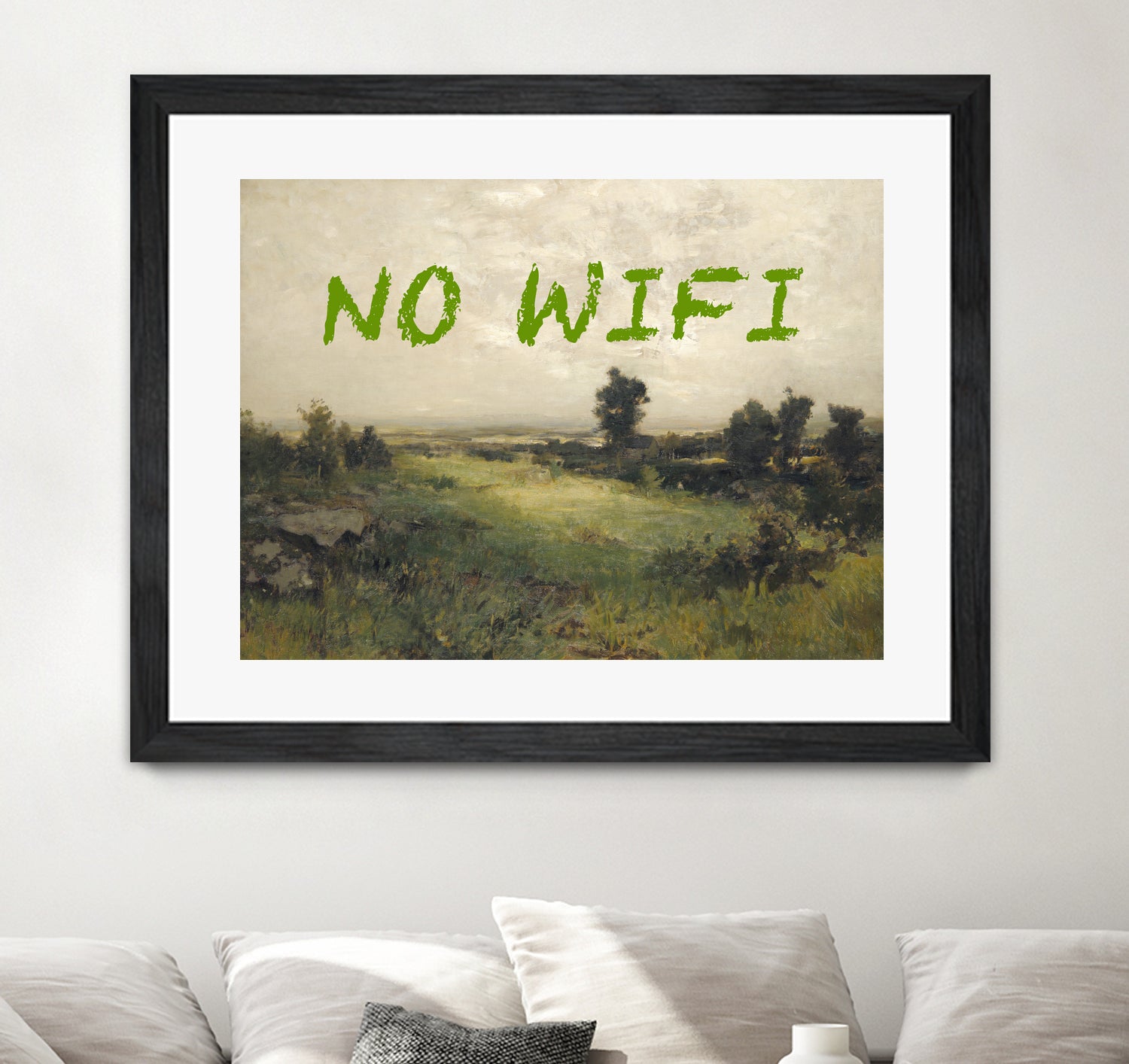 No WiFi / Oil Painting Landscape by The on GIANT ART - art concept