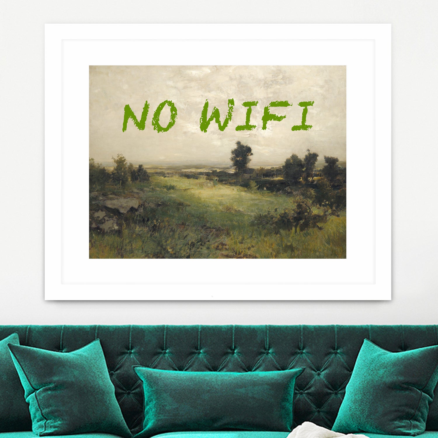 No WiFi / Oil Painting Landscape by The on GIANT ART - art concept