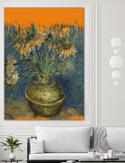 Collage Sunflowers and the splash Van Gogh by The on GIANT ART - art concept