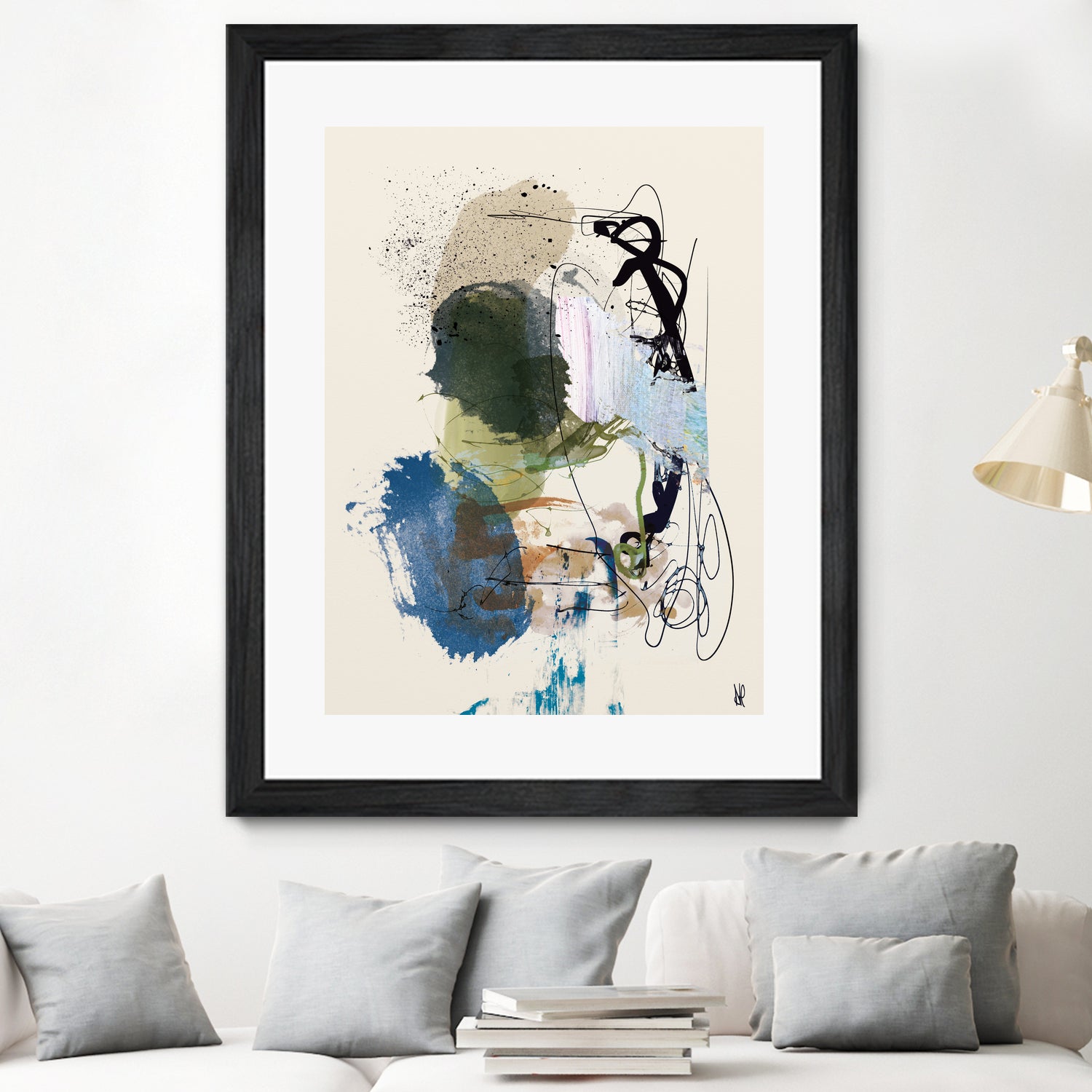 Twin Abstract by Dan on GIANT ART - hobday