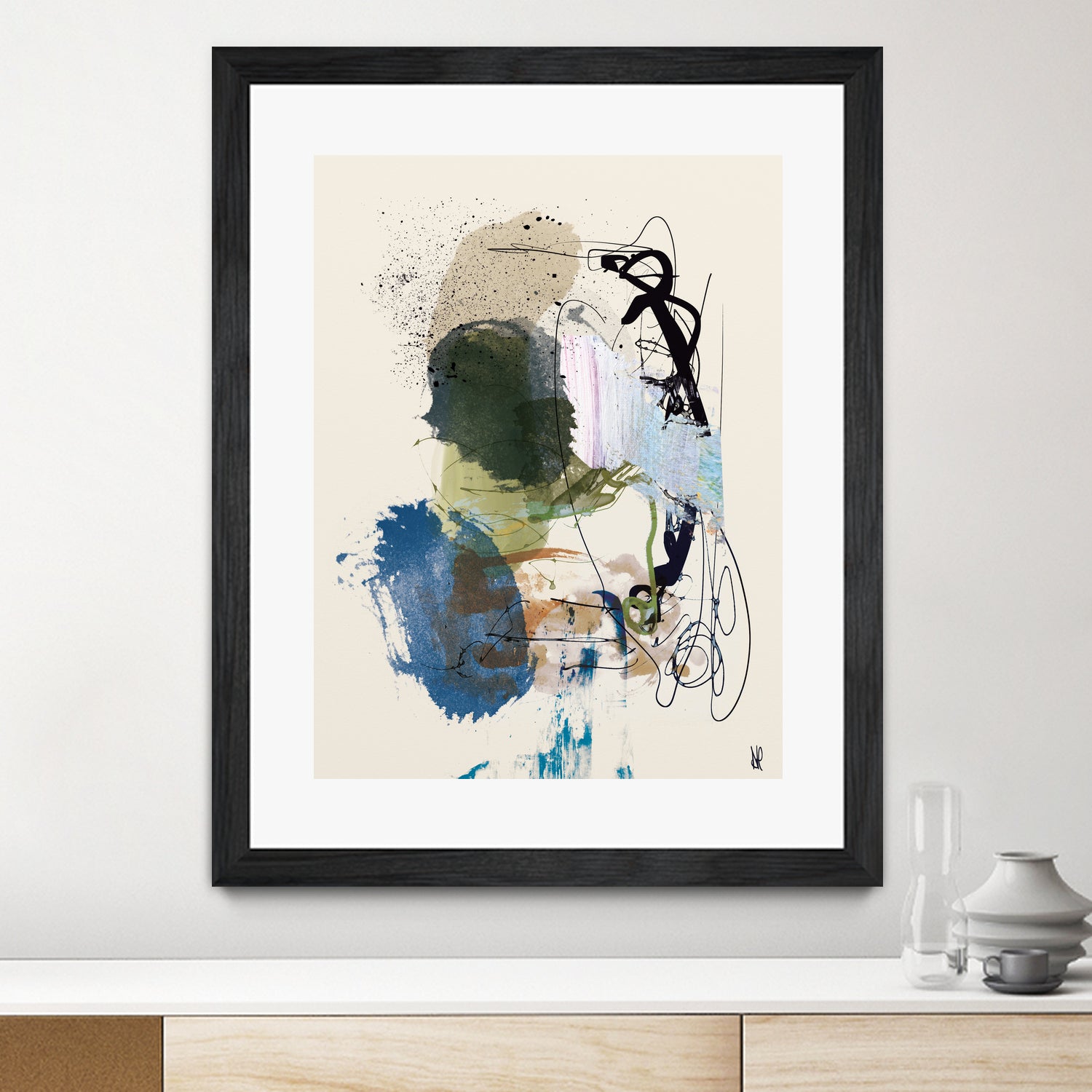 Twin Abstract by Dan on GIANT ART - hobday