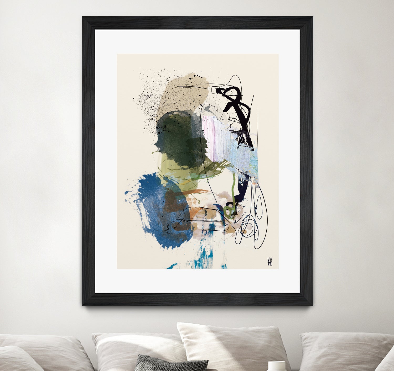 Twin Abstract by Dan on GIANT ART - hobday