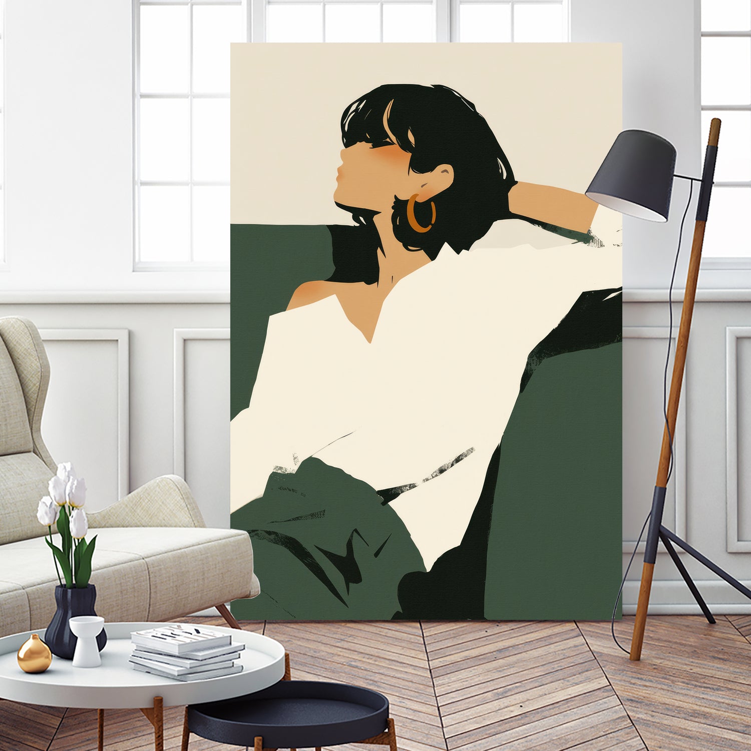 Relaxing woman by Treechild on GIANT ART - 