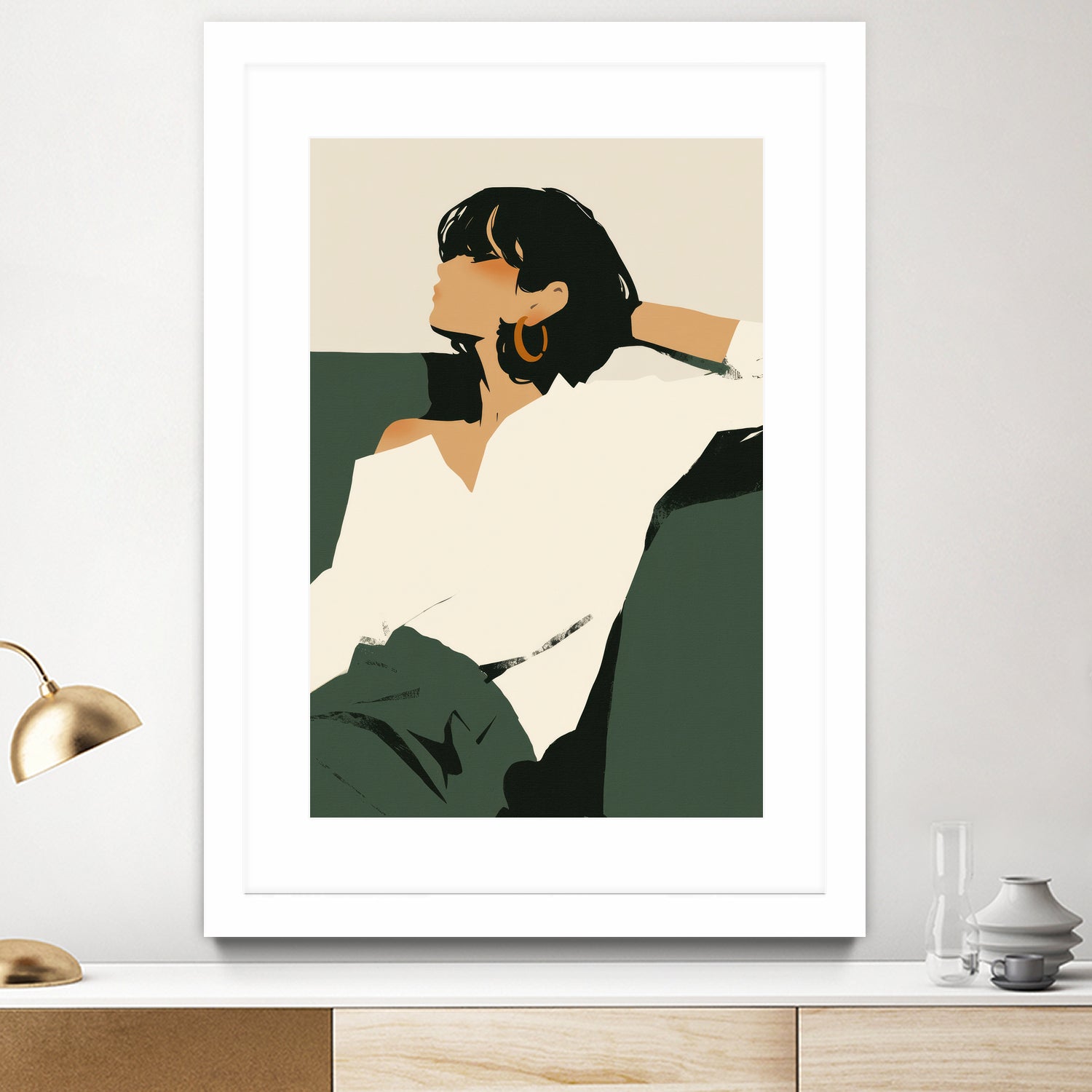 Relaxing woman by Treechild on GIANT ART - 