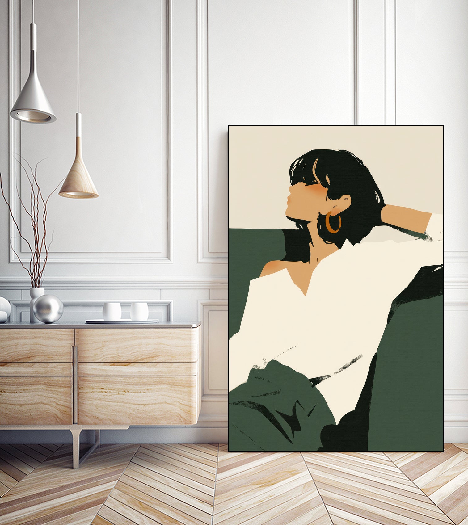 Relaxing woman by Treechild on GIANT ART - 