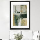 Green and Gold Moment 3 by Sally on GIANT ART - illustration sally ann moss