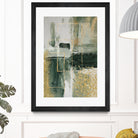 Green and Gold Moment 3 by Sally on GIANT ART - illustration sally ann moss