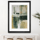 Green and Gold Moment 3 by Sally on GIANT ART - illustration sally ann moss