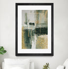 Green and Gold Moment 3 by Sally on GIANT ART - illustration sally ann moss