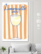 Citrus Delight by Athene Fritsch on GIANT ART - limoncello drink illustration food and drinks limoncello drink illustration