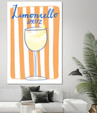 Citrus Delight by Athene Fritsch on GIANT ART - limoncello drink illustration food and drinks limoncello drink illustration
