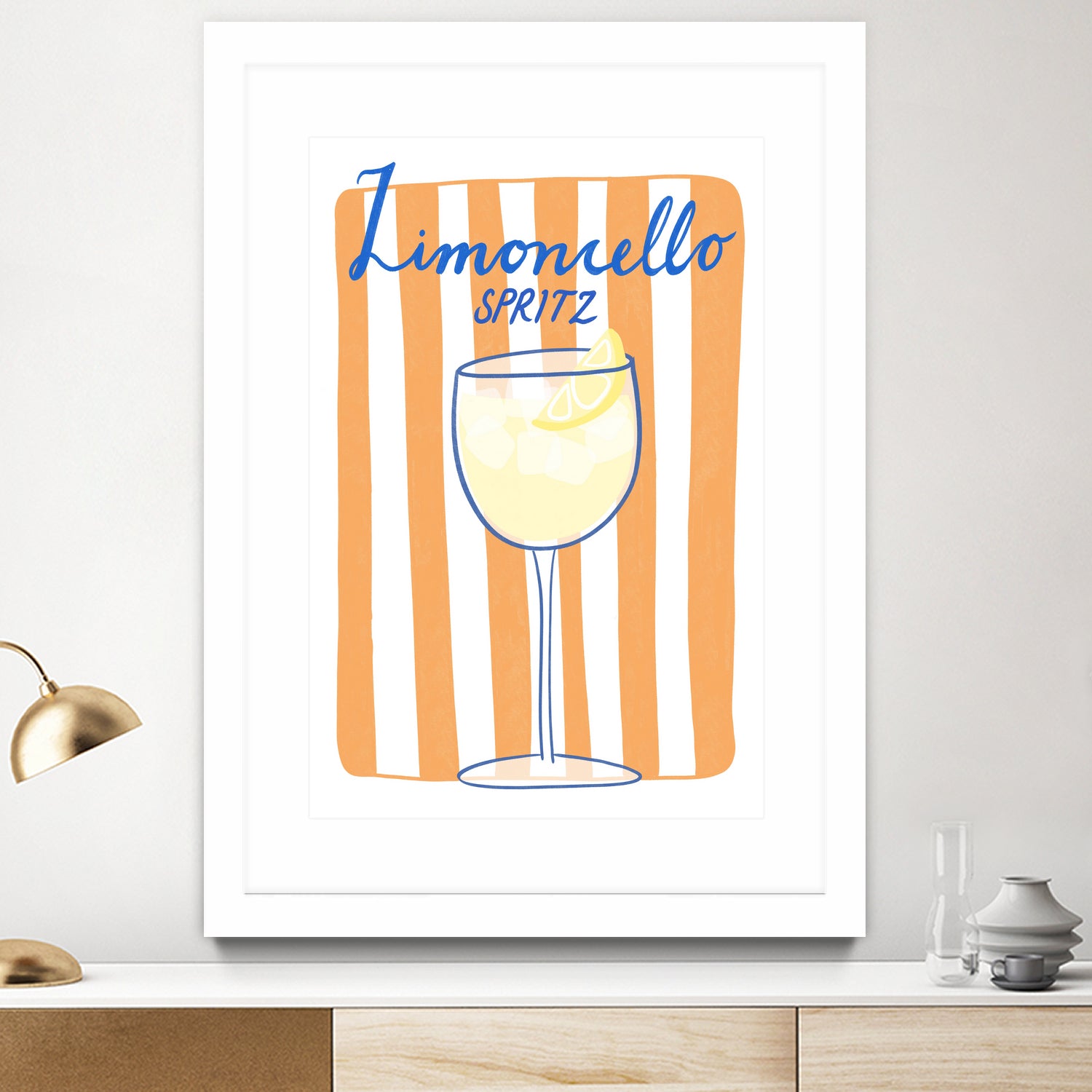 Citrus Delight by Athene Fritsch on GIANT ART - limoncello drink illustration food and drinks limoncello drink illustration